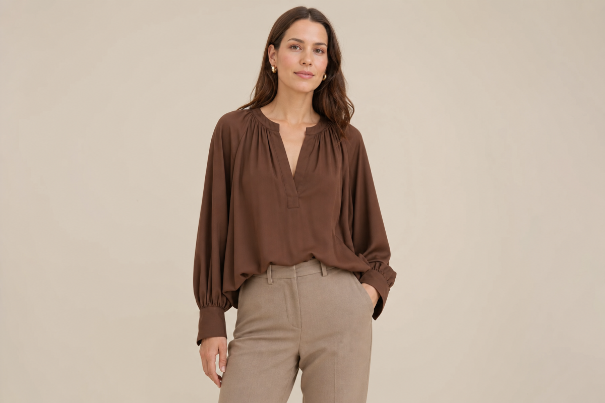 Brun Blus dam
