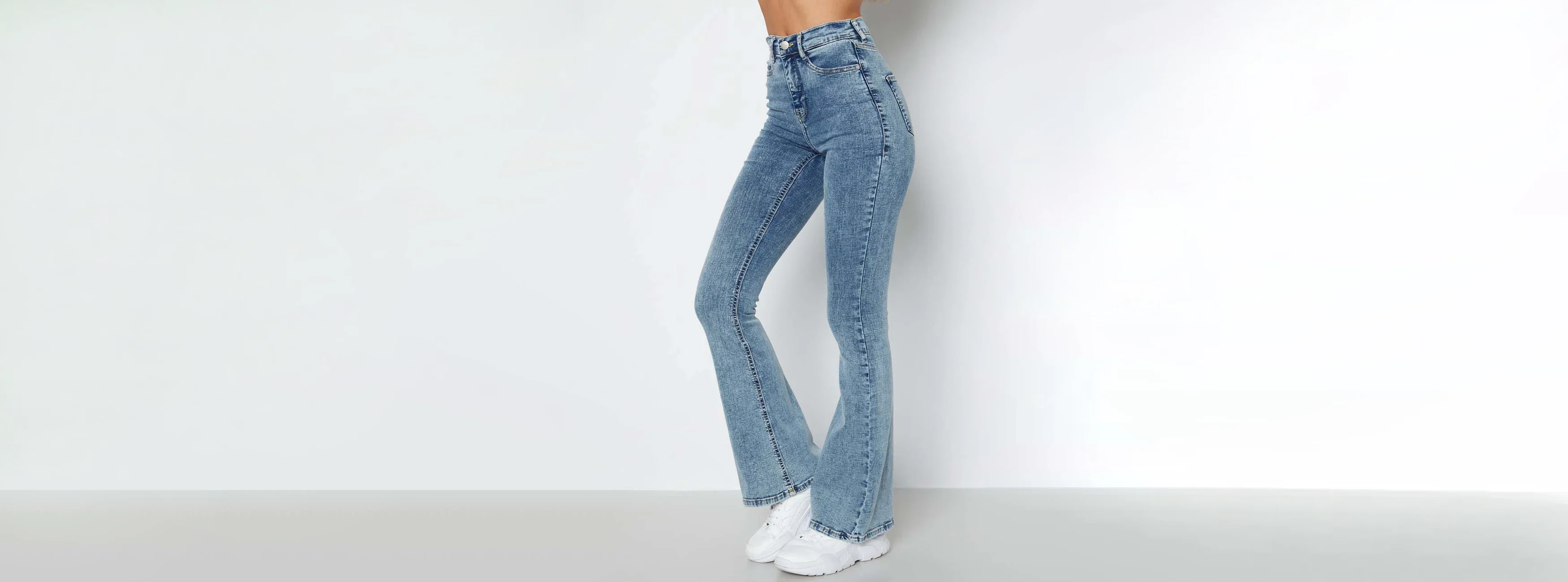 High waist jeans dam