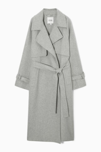 DOUBLE-FACED WOOL TRENCH COAT
