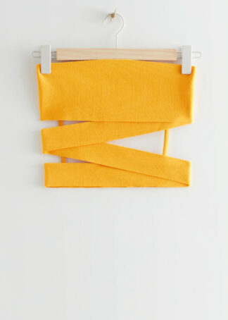 Bandage Bandeau Top - Yellow