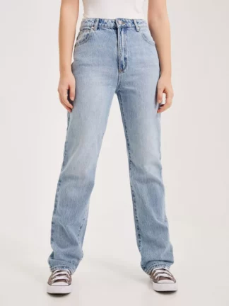 Abrand Jeans - High waisted jeans - Blue - A 94 High Straight Christy Organic - Jeans
