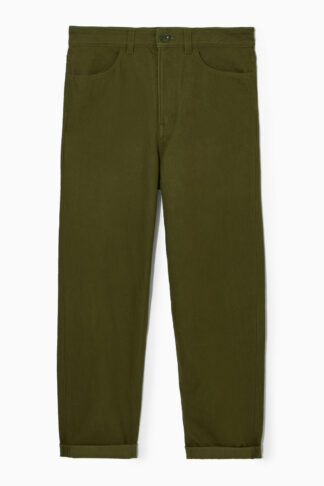 TAPERED-LEG HIGH-RISE CHINOS