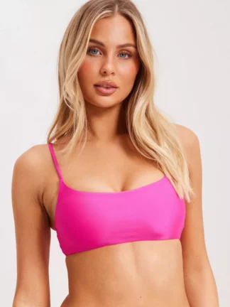 Nelly - Bikiniöverdelar - Neon Rosa - Glassy Bikini Top - Bikinis