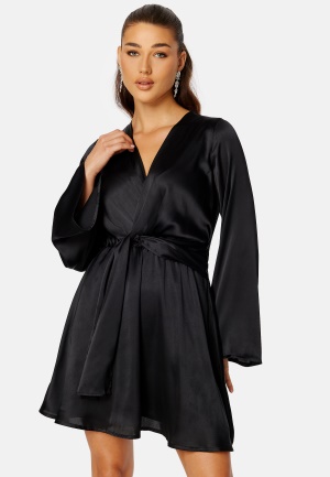 BUBBLEROOM Nichelle Knot front Dress Black S