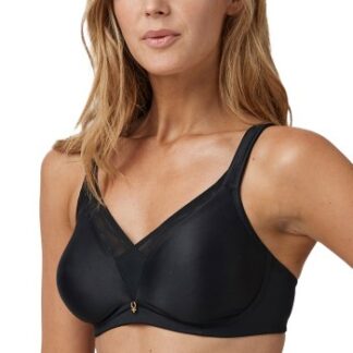 Abecita BH Angel Moulded Wireless Bra Svart B 90 Dam