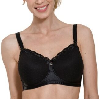 Abecita BH Mama Padded Maternity Soft Bra Svart polyamid E 90-95 Dam