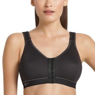 Anita BH Active Front Closure Sports Bra Svart E 70 Dam