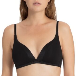 Calida BH Cate Triangle Soft-Bra Svart bomull A 70 Dam