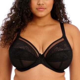 Elomi BH Kendra Underwire Plunge Bra Svart H 85 Dam