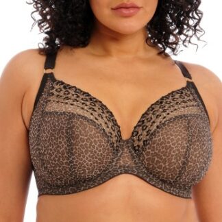 Elomi BH Matilda Underwired Plunge Bra Leopard M 75 Dam