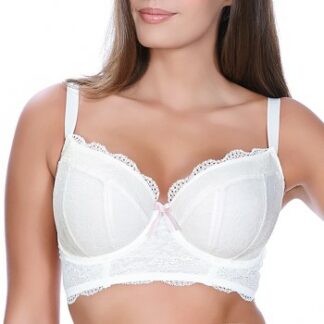 Freya BH Fancies Underwire Longline Bra Vit I 70 Dam