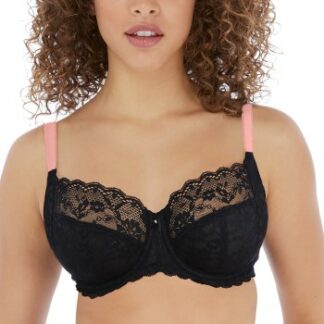 Freya BH Offbeat Undewired Side Support Bra Svart I 70 Dam