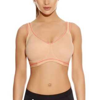 Freya BH Sonic Underwired Moulded Sports Bra Beige E 60 Dam