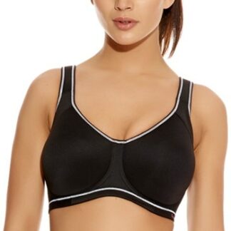 Freya BH Sonic Underwired Moulded Sports Bra Svart E 65 Dam