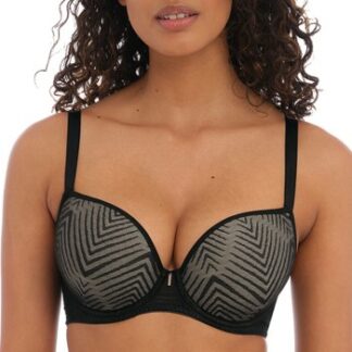 Freya BH Tailored Uw Moulded Plunge T-Shirt Bra Svart D 60 Dam