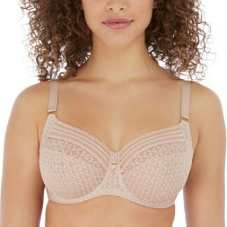 Freya BH Viva Underwire Side Support Lace Bra Beige polyamid J 60 Dam