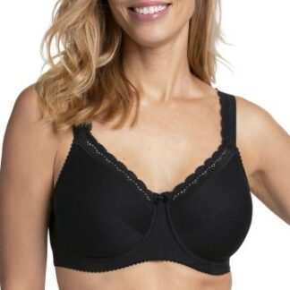 Miss Mary Cotton Comfort Underwired Bra BH Svart B 90 Dam