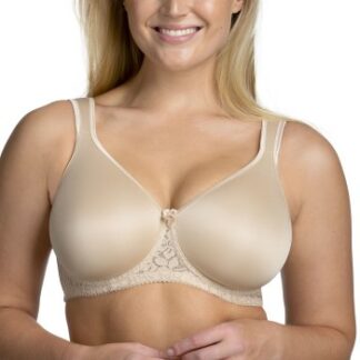 Miss Mary Smooth Lacy T-shirt Bra BH Beige C 100 Dam