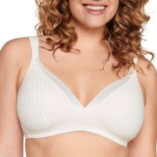 NATURANA BH Everyday Wednesday Striped Soft Bra Elfenben A 80 Dam