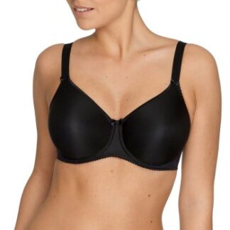 Primadonna BH Satin Seamless Non Padded Bra Svart H 90 Dam