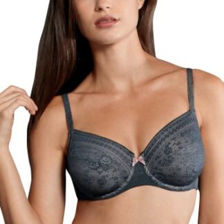 Rosa Faia BH Fleur Underwire Bra Antracit polyamid H 75 Dam