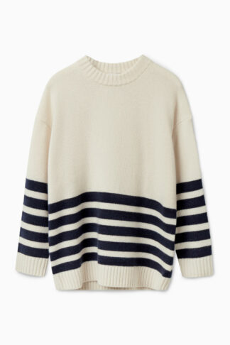 STRIPED PURE CASHMERE JUMPER