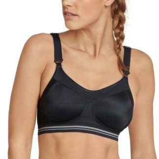 Schiesser Active Sport High Support Bra Svart E 85 Dam