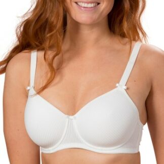 Trofe Sanna Underwire Stripe Bra BH Vit C 75 Dam