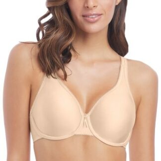 Wacoal BH Basic Beauty Full Figure Underwire Bra Beige polyamid G 90 Dam