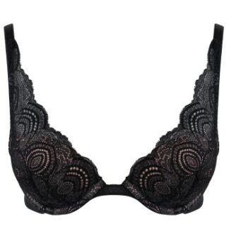 Wonderbra BH Refined Glamour Triangle Push Up Bra Svart A 70 Dam