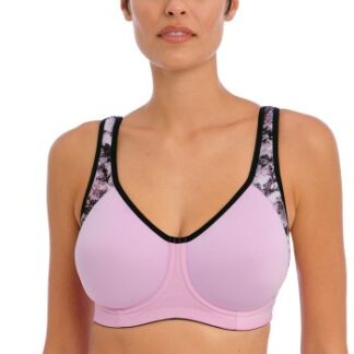 Freya BH Active Sonic Moulded Sports Bra Rosa Mönstrad H 75 Dam