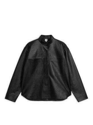 Leather Shirt - Black