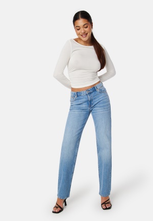 BUBBLEROOM Bettina Low Straight Jeans Light blue 44