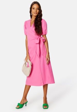 BUBBLEROOM Tova Midi Dress Pink 46