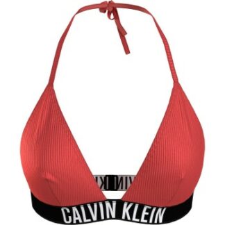 Calvin Klein Intense Power Rib Triangle Bikini Bra Korall polyamid Large Dam