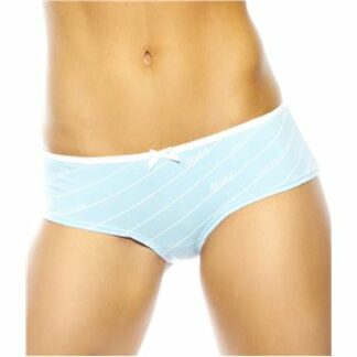 Flirty Undies Trosor Flirty Hipster Graduated Blue Blå bomull Small Dam