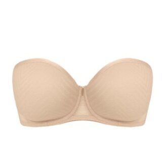 Freya BH Tailored Underwire Moulded Strapless Bra Beige H 65 Dam