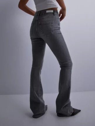 Only - Flare jeans - Grey Denim - Onlblush Mid Flared TAI0918 Noos - Jeans