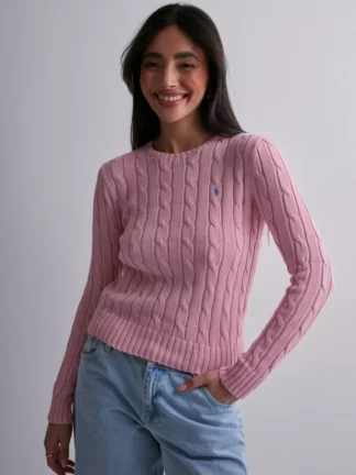 Polo Ralph Lauren - Stickade tröjor - Pink - Julianna-Long Sleeve-Pullover - Tröjor - Knitted sweaters