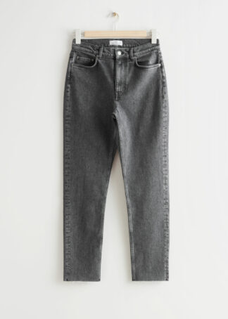 Tapered Jeans - Grey