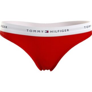 Tommy Hilfiger Trosor LOGO Waistband Thong Röd Large Dam