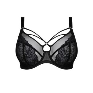 Elomi BH Brianna Underwire Plunge Bra Svart I 75 Dam