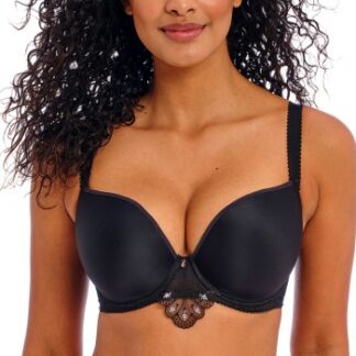 Freya BH Loveland UW Moulded Plunge Tshirt Bra Svart H 65 Dam