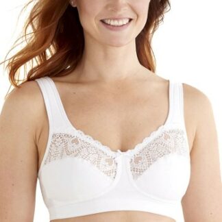 Swegmark BH True Beauty Fairtrade Soft Bra Vit bomull I 90 Dam