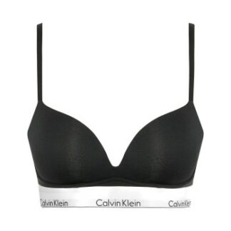 Calvin Klein BH Plunge Push Up Bra Svart A 70 Dam