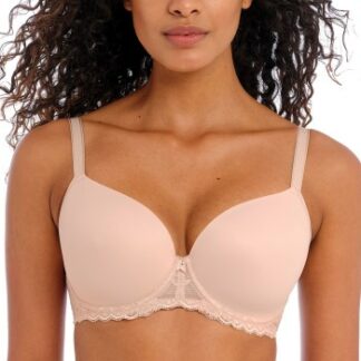 Freya BH Offbeat Moulded Demi T-Shirt Bra Beige H 65 Dam